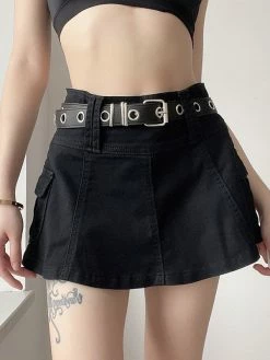 Emmiol Lining Cargo Mini Skirt