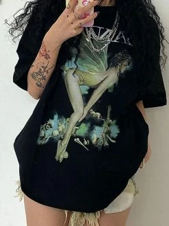 Emmiol Butterfly Fairy Graphic Tee