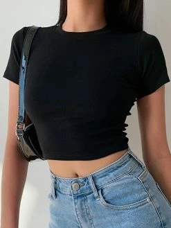 Emmiol Basic Y2K Crop Top