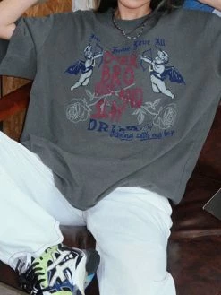 Emmiol Gothic Devil Logo Short Sleeve Tee