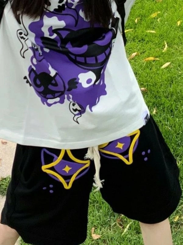 Emmiol Demon Eye Baggy Sweat Shorts - Image 3