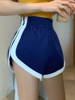 Emmiol Contrast Striped Baggy Sweat Shorts