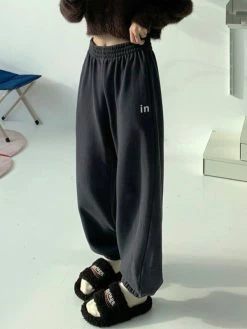 Emmiol Basic Logo Baggy Jogger Pants
