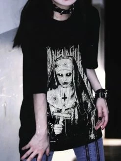 Emmiol Punk Y2K Short Sleeve Graphic Tee