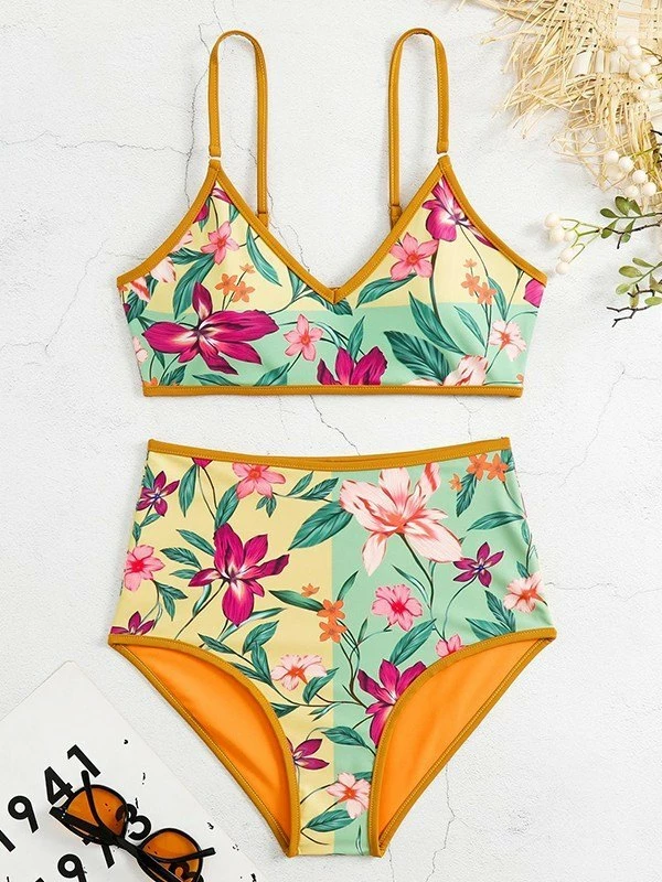 Emmiol Reversible Floral Print Bikini Set - Image 6