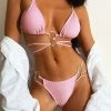 Emmiol O Ring Pink Bikini Set